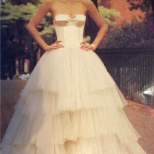 Vintage Reem Acra Wedding Gown